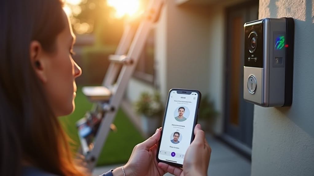 facial recognition doorbell setup