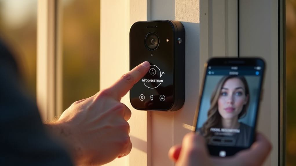 facial recognition feature setup