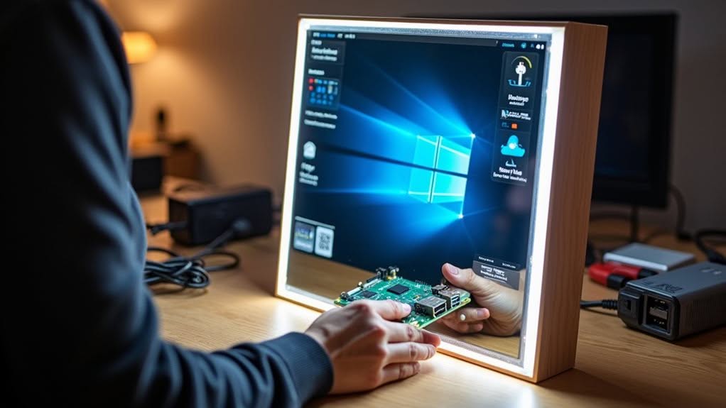 smart mirror installation guide