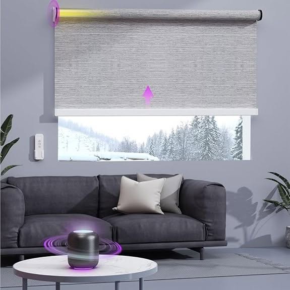 Astomi Motorized Smart Blinds with Remote Alexa Compatible