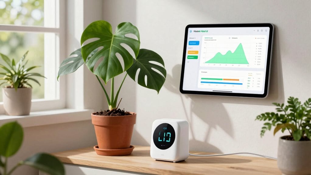 smart home plant monitoring