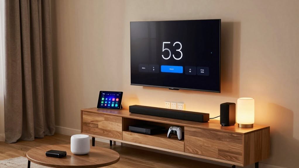 smart one room entertainment setup