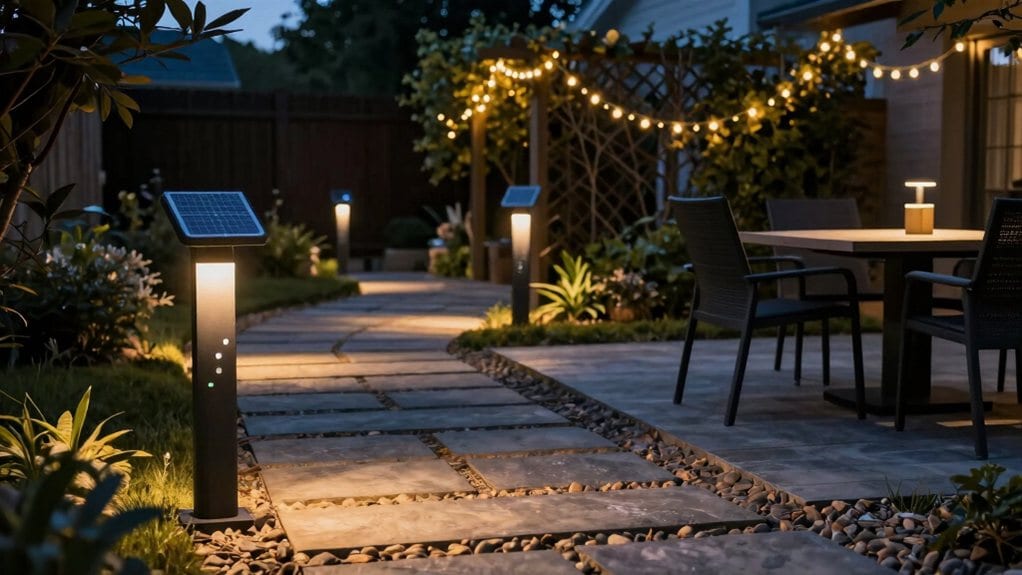 smart solar outdoor lights