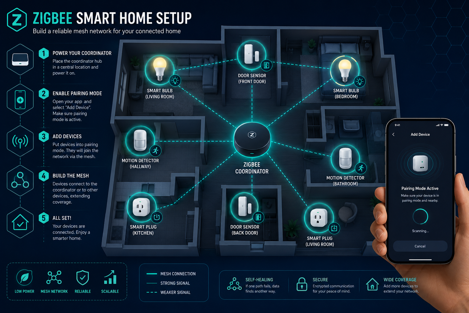 How to Set Up Zigbee Home Automation Step by Step