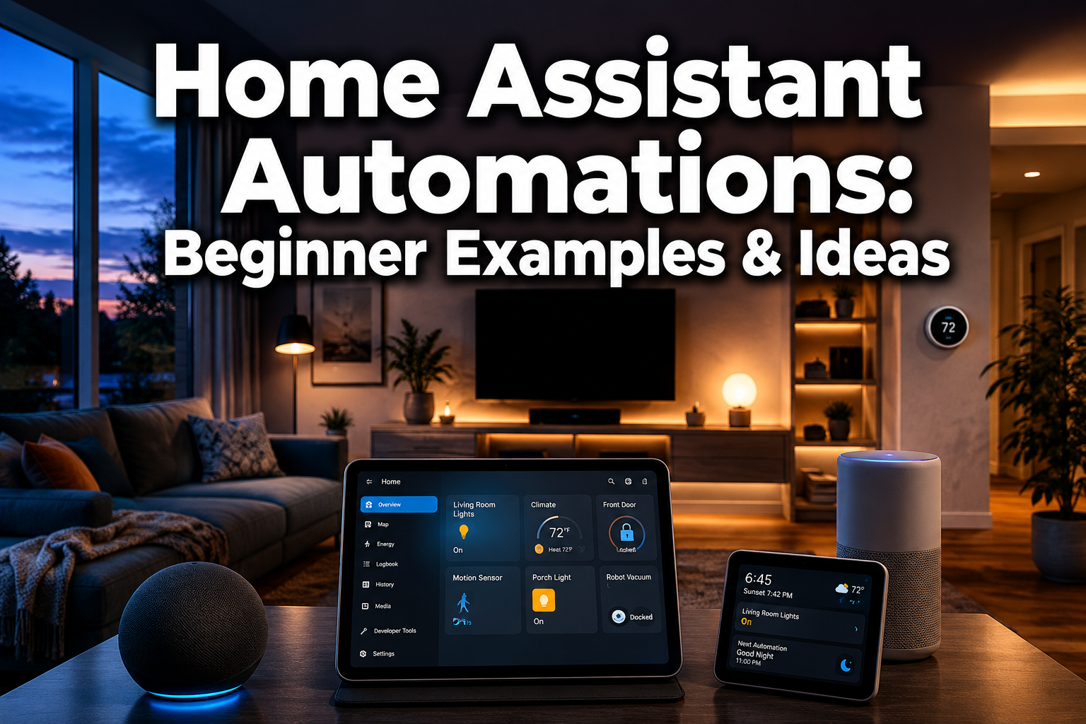Home Assistant Automations: Examples and Ideas for Beginners
