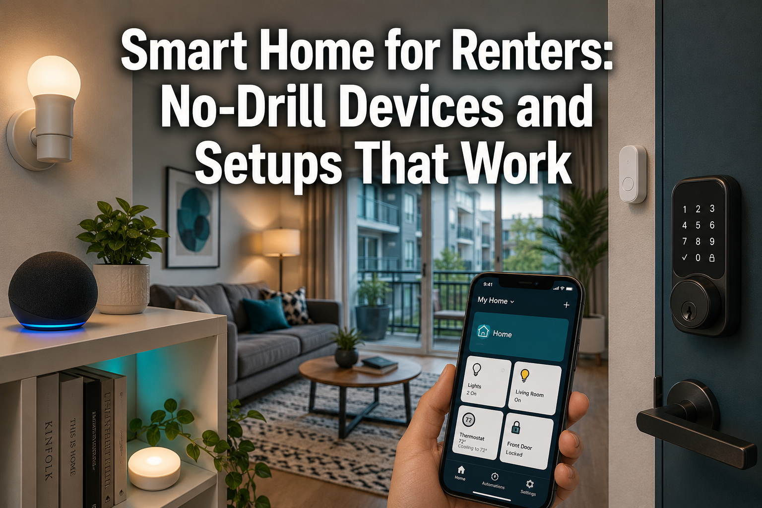 Smart Home for Renters: No-Drill Devices and Setups That Work