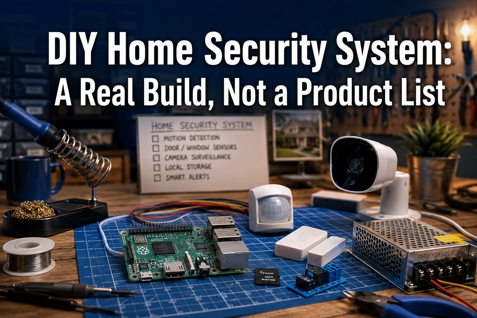 DIY Home Security System: A Real Build, Not a Product List