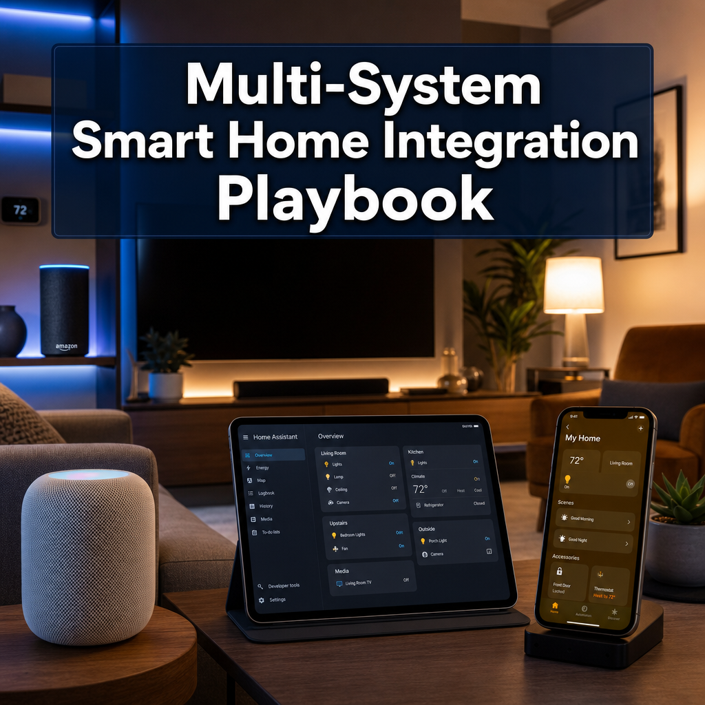 Multi-System Smart Home Integration Playbook: HomeKit + Home Assistant + Alexa Coexisting